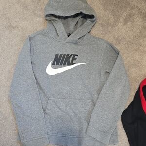 Nike Boy's Heather Gray Hoodie Sz XL